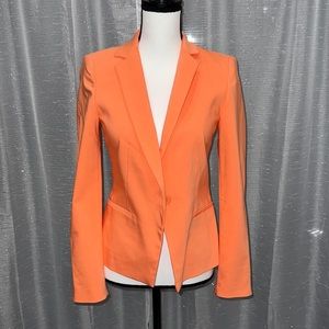 Zara Coral Single Button Blazer